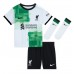 Camiseta Liverpool Thiago Alcantara #6 Segunda Equipación Replica 2023-24 para niños mangas cortas (+ Pantalones cortos)